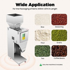 10 – 999G Auto Packing&Filling Machine Weigh Filler For Tea/seed/grain 110V NEW