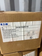 Eaton Heavy Duty Safety Switch Disconnect DH361NWK316 30A 551-600V stainless