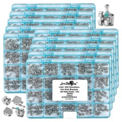 20Sets Dental Orthodontic MIM Monoblock Brackets Mini Roth 0.022″ Hooks AZDENT