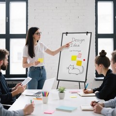 Durable Magnetic Dry Erase Board 36″x24″ with Stand – Ideal for Office & School