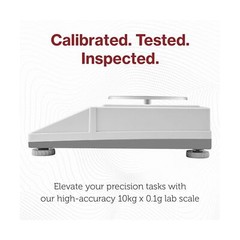 Fristaden Lab Scale | 10 kg x 0.1 g | USA Company | High-Precision Balance fo…