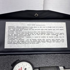 Fowler, 53-784-430-0 .33″ – .43″ Dial Hole Gage