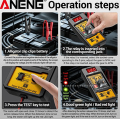 ANENG 12V Car Relay Tester Automotive Diagnostic Tool Electronic Battery Checker