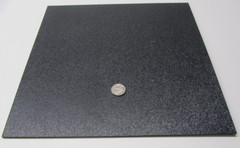 Black ABS Sheet 1/8″ (.125″) X 12″ X 12″ Haircell Textured One Side, 1 Units