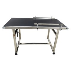 59″ Flat Belt Conveyor 31.4″ Wide Conveyor Machine load-bearing 55lbs Speed 18m