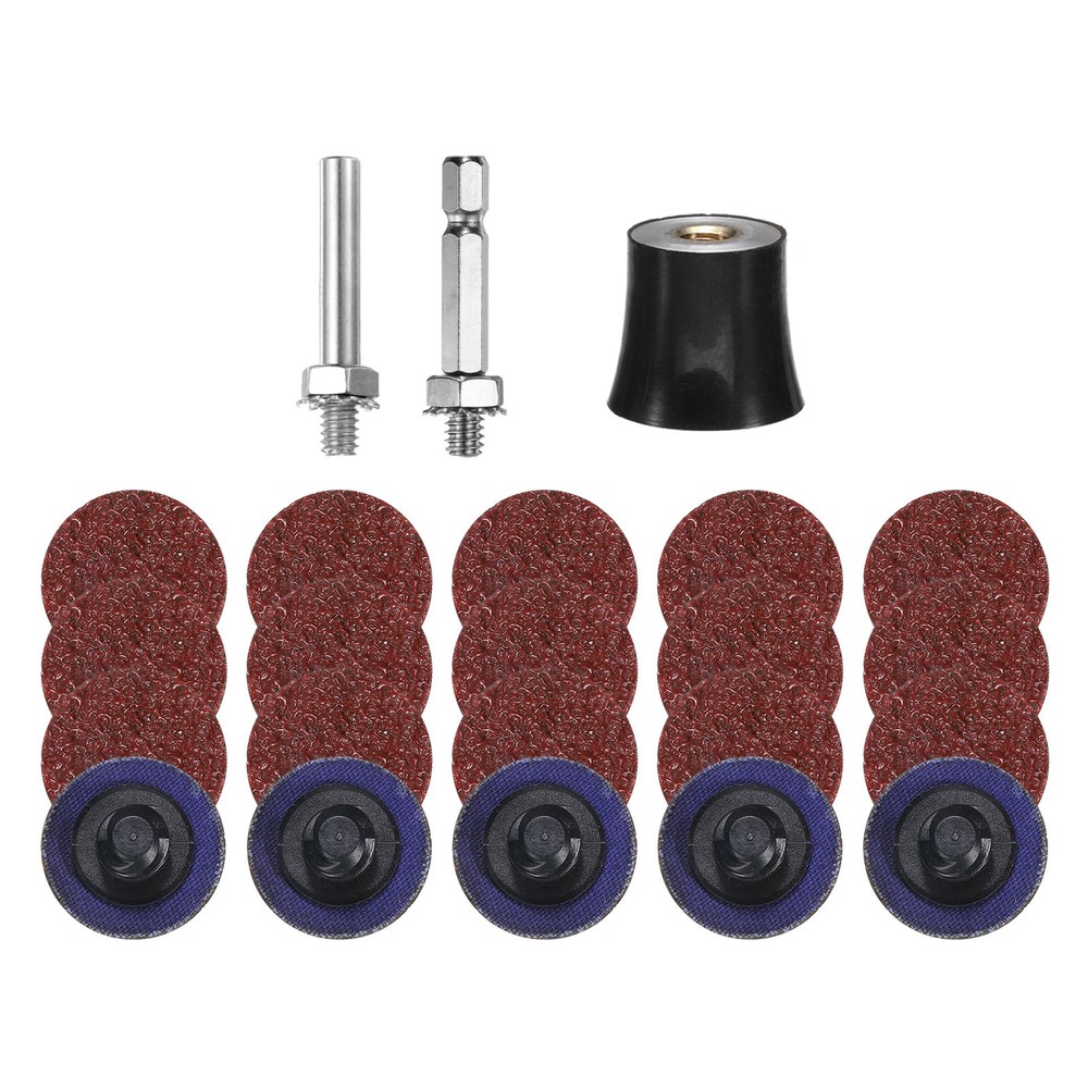 23pcs Quick Change Disc Set 1″ Lock Sanding Disc 36 Grits with Disc Holder