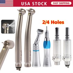 NSK Style Dental LED High/Low Speed Handpiece Straight Contra Angle Air Motor
