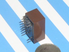 1 NAIS L2-5V DPDT 5V VOLT TWO COIL .5 A 5 V DC PCB LATCHING DC-RF 1.5 GHZ RELAY