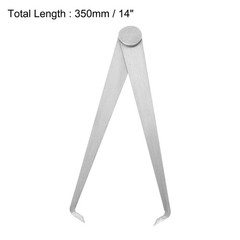 350mm 14-inch Inside Outside Caliper Stainless Steel Firm Friction Joint
