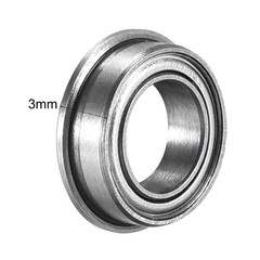 MF106ZZ Flanged Ball Bearing 6X10X3Mm Double Metal Shielded (Gcr15) Chro