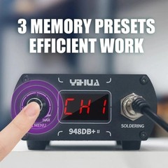YIHUA 948DB+ II T12 Soldering Station 959D-II Hot Air Desoldering Rework Station