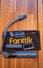 Fanttik X100 Cordless Bagless Handheld Vacuum w/ Crevice Tool & Dusting Brush