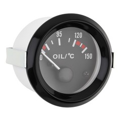 Car Oil Temp Gauge 2″ 52mm Auto Oil Temperature Gauge Meter Celsius Temp Pointer