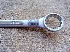 Combination Wrench, 55 mm, Metric, 12 Pt. @dL