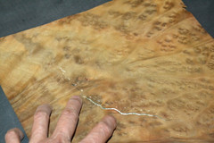 Camphor Burl Raw Wood Veneer Sheet 12 x 12 inches 1/42nd thick 4672-81