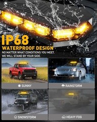 14.5″/16″ Roof Top Beacon, Emergency Strobe Light, LED Warning, Flashing Lights