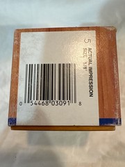 Young Bros Permanent Reusable Steel Stamps 1/8” 0-9
