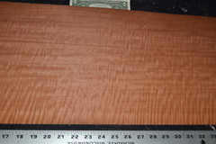 Makore Raw Wood Veneer Sheet 11.5 x 43 inches 1/42nd thick 35137-01