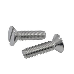 304 Stainless Steel Slotted Countersunk Flat Head Screws 0# 2# 4# 5# 6# 8# 10#