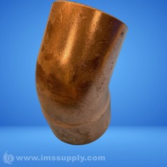 6 inch x 4 inch x 4 inch Copper 45 Degree Elbow Fitting FNIP
