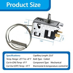 800345 Temperature Control Kit Thermostat Fits True Commercial Freezer 077B1264