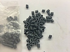 (25 PIECE LOT) NAS1130-04L20D, 2TLC-04C-0224, 4-40 Wire Thread Insert L=0.224in