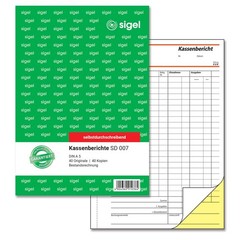 Sigel KA518 Cash Report/an Account 2 x 1 Items Pack of 1
