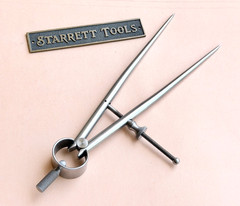 STARRETT No.277-6 Spring-Type Dividers With Round Legs- 6” Size & Capacity. USA