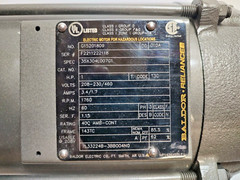 Baldor-Reliance 1HP 3PH Motor 1760RPM 230/460V 143TC Frame C-Face VEM3546-58