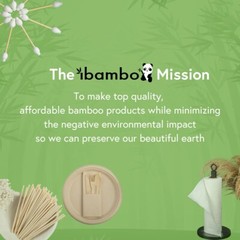Ibambo Bamboo Everyday Napkins – 1000 Pack, 2-Ply, Compostable Dinner Napkins