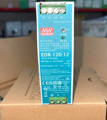 2PCS Lot- Mean Well EDR-120-12 DIN Rail Power Supply,2V/10A/120W- NEW