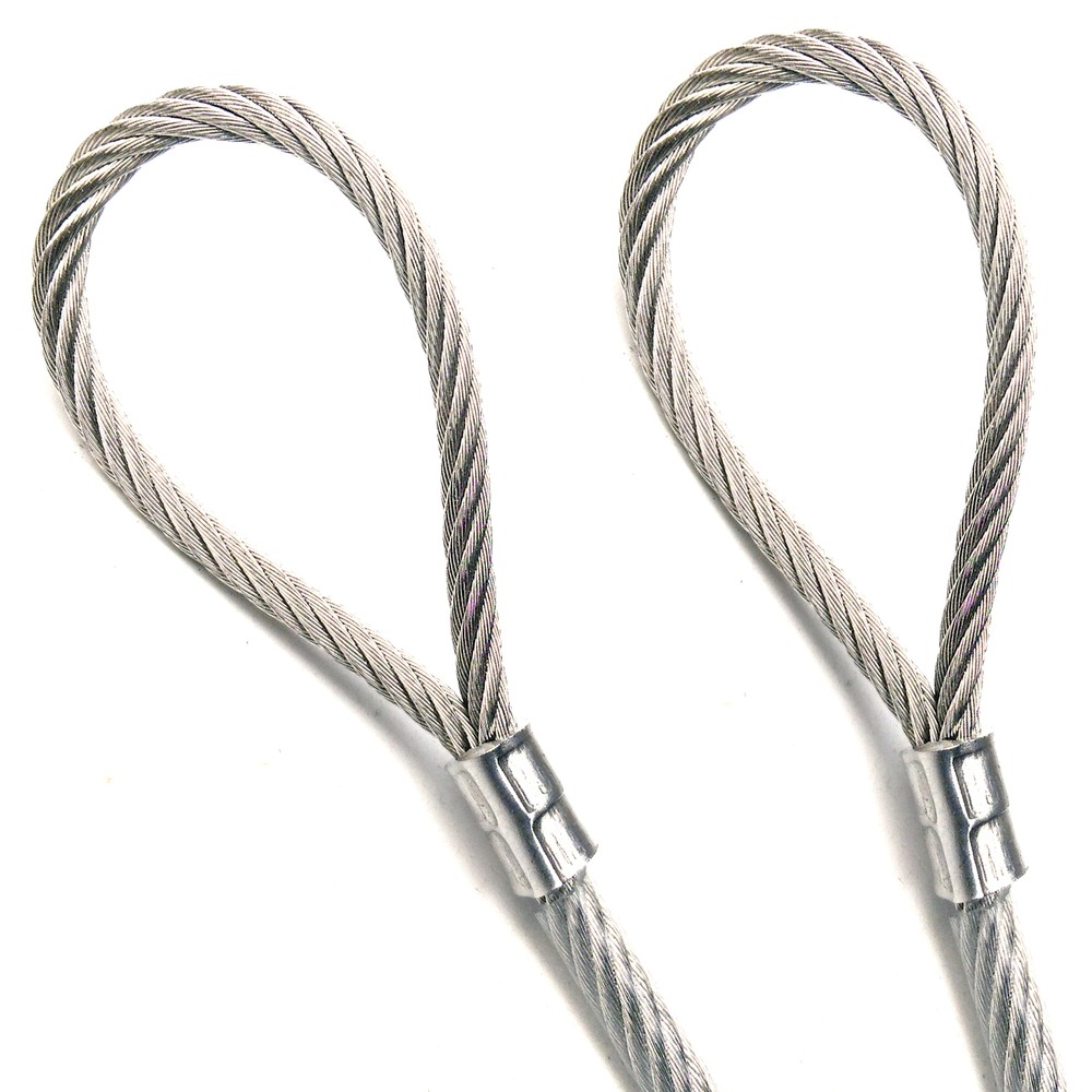 75ft – 300ft Galvanized Steel 3/16″ – 1/4″ VINYL COATED Metal Wire Rope 7×19