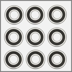 6900-6906 2RS Deep Groove Ball Bearings Double Rubber Sealed GCR15 Bearing Steel