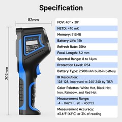 2025 TOPDON TC004 Mini Thermal Imaging Camera 240*240 IR Long Battery Life US