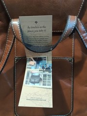 Patricia Nash Leather, 100% leather Bag, Veg Tanned, NEW