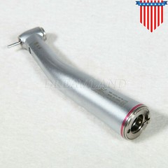Dental 1:5 LED Fiber Optic Increase Contra Angle Handpiece 4 Way Spray USA
