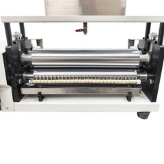 Double-sided Automatic Glue Coating Machine for Paper&Leather 15.35″ SteelRoller