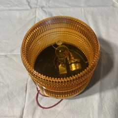 Federal Signal ElectraFlash 141 Strobe Light 12 Volts DC. Amber Color. Series A3