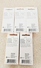 5 Packs Everbilt # 2 White Phillips Head Screw Covers 610182 – 125 Total Covers