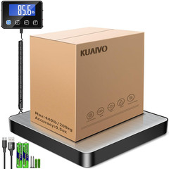 Shipping Scale, 440Lb/0.35Oz High Accurate Digital Postal Scale with Hold/Tare F