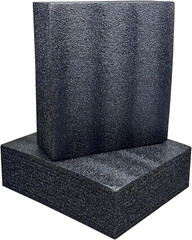 2 PCS Cuttable Polyethylene Foam Block 12X10X3.5Inch Packing Sheet 9Cm/3.5In DIY