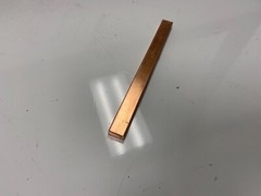 Copper 110 Flat Bar 1/4″ x 1/2″ x 6″-Long — .25″ x .50″ Copper Bus Bar