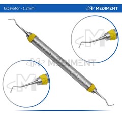5 PCS OF DENTAL SPOON EXCAVATOR 1.2MM RESTORATIVE INSTRUMENTS STAINLESS CE