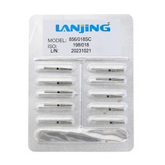 Dental Diamond Burs Football Round End Taper Coarse Fine FG High Speed 856 850