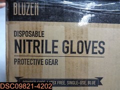 Qty =1000 (10 Boxes of 100) Bluzen Disposable Nitrile Gloves Blue