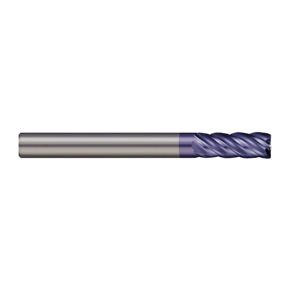 MICRO 100 VHSM-100-5K 10.00mm Size, 19.00mm LOC, 5 Flute, nACRo Solid Carbide Fi