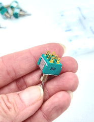 *Lot of 6* Alcoswitch MTA-206R DPDT ON-None-(ON) Mini Toggle MTA206R 6A 125v