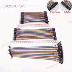 10/20/30cm Male to Male Female to Female 40Pin Jumper Wire Jumper Cable