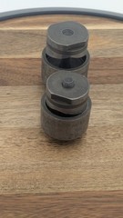 Greenlee USA 1″ & 1-1/2″ Knockout Punch Die Set Lot Electrician Conduit Hole…