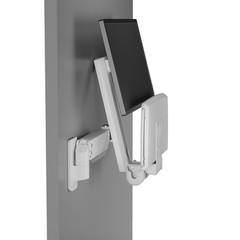 Mount Plus MED02 Medical Wall Mount Workstation with Folding Keyboard Tray